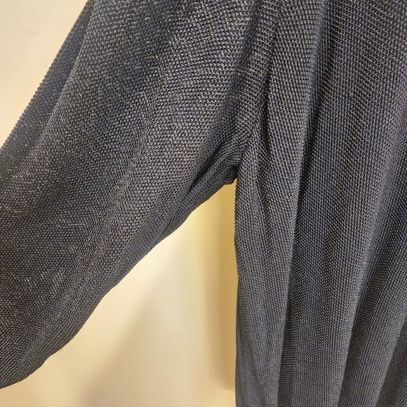 COLDWATER CREEK Women's Black V-Neck knit Sweater Plus Size 3X - Picture 5 of 9